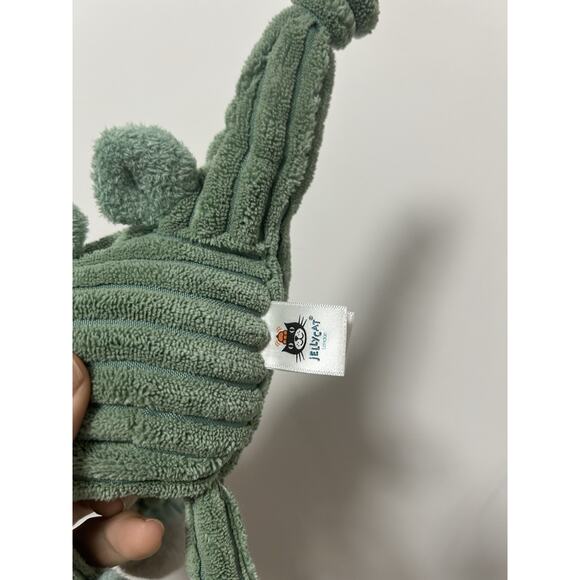 Jellycat Green Cordy Roy Plush Dino Activity Crinkle stuffed animal - Picture 4 of 6